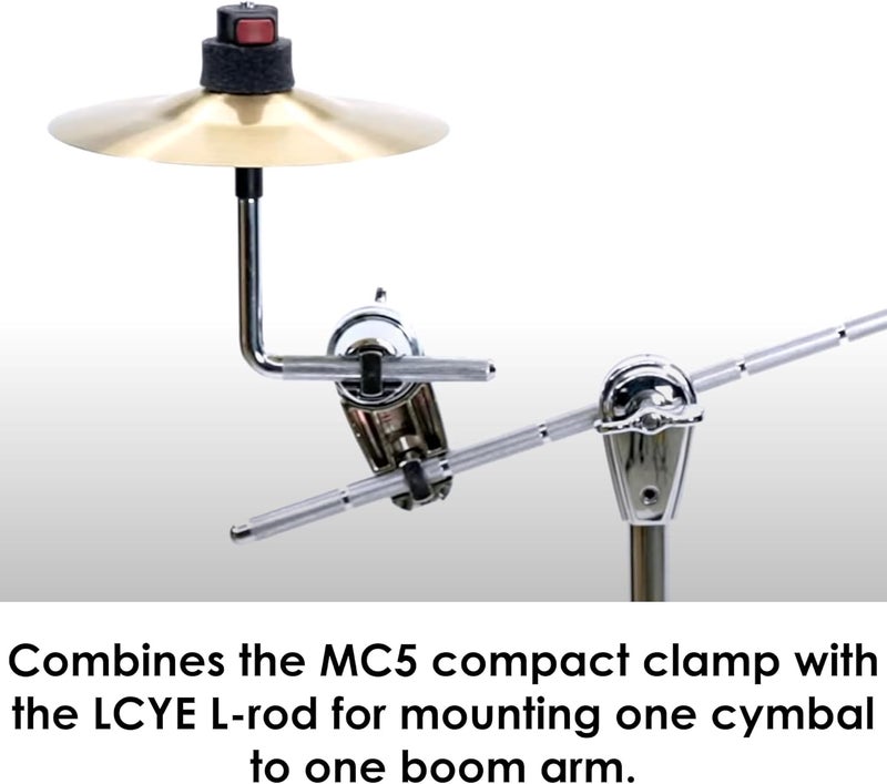 Tama CYA5E Cymbal Holder with L Piece and Multiclip - Image 3