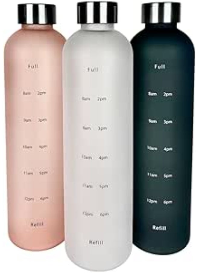 900ml Sports Water Bottle – Lightweight & Practical for Sports and Daily Use – Leak-Proof Lid – Ergonomic Design (Color May Vary)