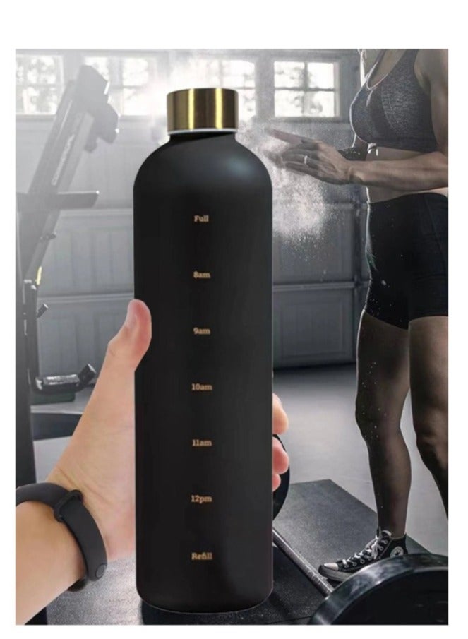 900ml Sports Water Bottle – Lightweight & Practical for Sports and Daily Use – Leak-Proof Lid – Ergonomic Design (Color May Vary) - Image 1