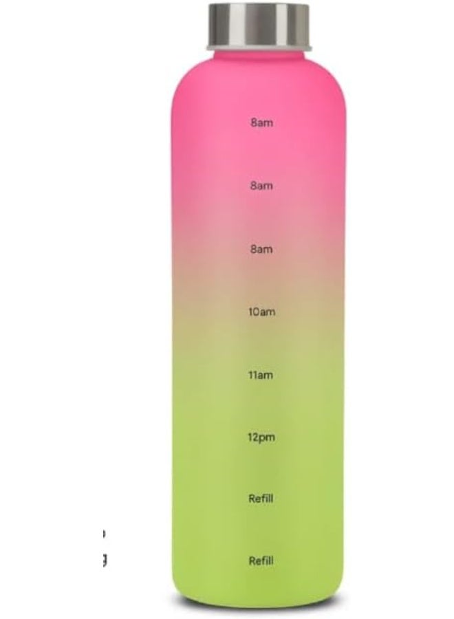 زجاجة ماء رياضية 1000 مل – خفيفة الوزن وعملية للنشاطات الرياضية والاستخدام اليومي – غطاء محكم ضد التسرب – تصميم مريح (قد يختلف اللون) - Image 4