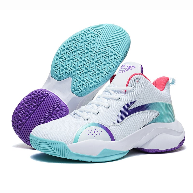 Basketball Shoes Men'S Youth Couple Sneaker Students Sports Competition Training Shoes Boys Fashion Trendy Shoes - Image 1