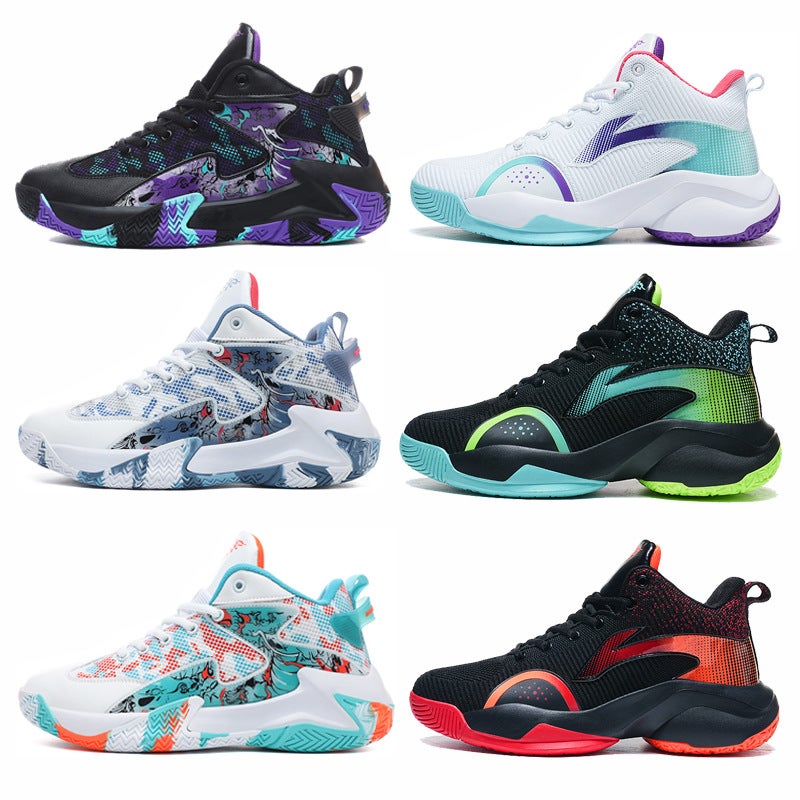 Basketball Shoes Men'S Youth Couple Sneaker Students Sports Competition Training Shoes Boys Fashion Trendy Shoes - Image 2
