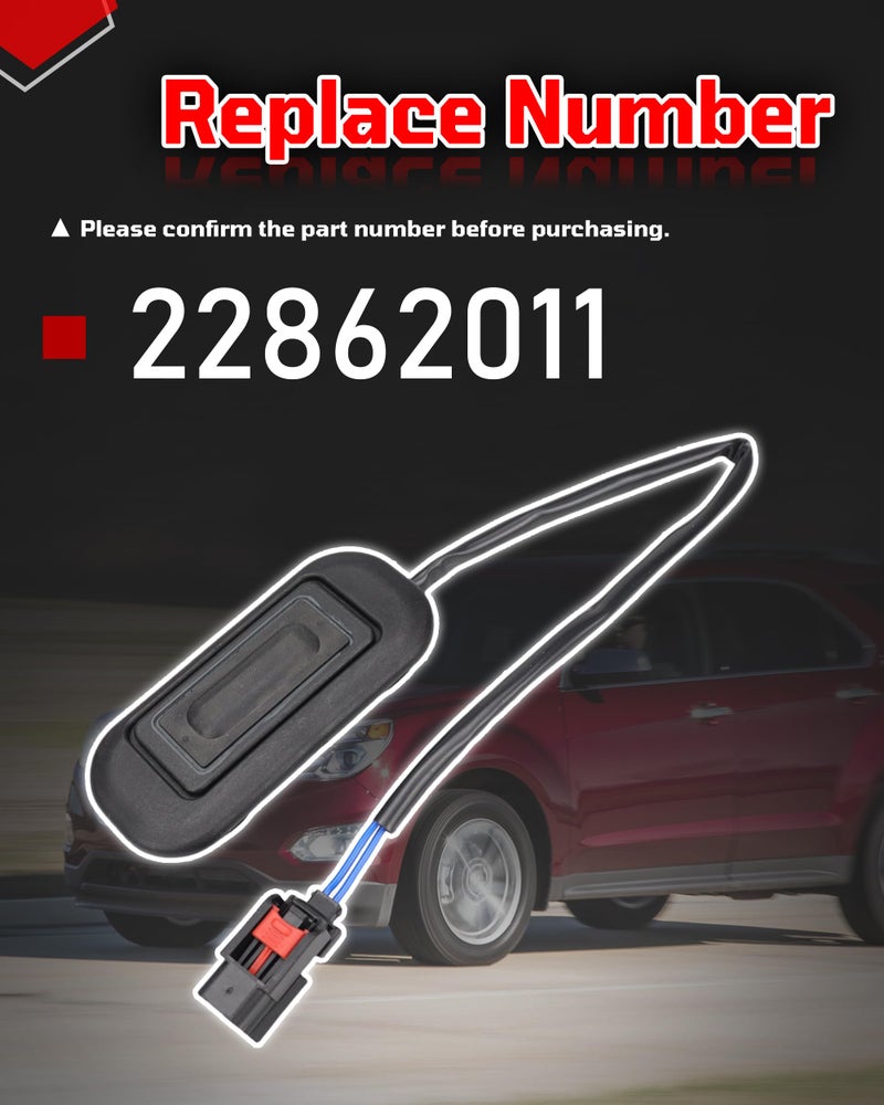 HocvrlX Liftgate Trunk Release Switch Trunk Button Liftgate Switch Compatible with GMC Terrain Chevrolet Chevy Equinox 2010 2011 2012 2013 2014 2015 2016 2017 Replace 22862011 - Image 3