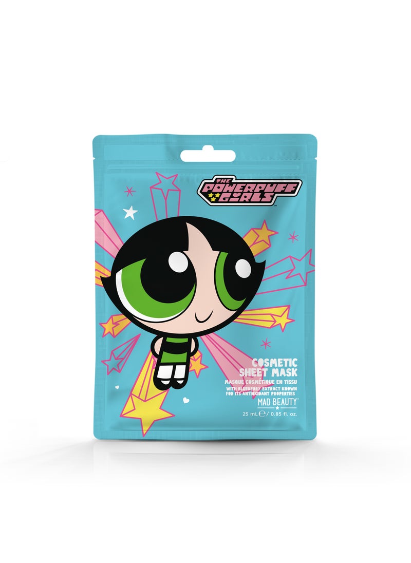 Mad Beauty Powerpuff Girls Super Cute - Cosmetic Sheet Mask Buttercup  - Image 1