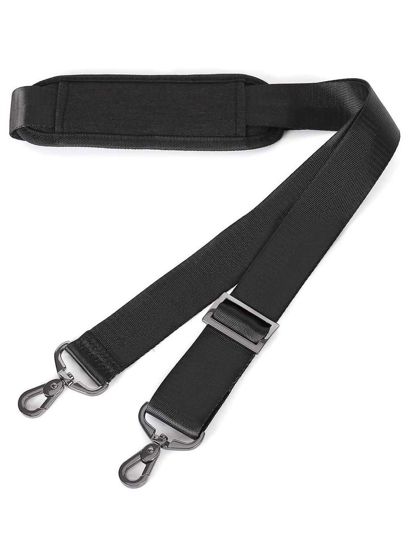 erorex 56 inch Shoulder Strap, Adjustable Thick Soft Universal Replacement Non-Slip Fit Padded with Metal Swivel Hooks for Laptop Shoulder Bag/Laptop Messenger Bag/Crossbody Bag - Image 1