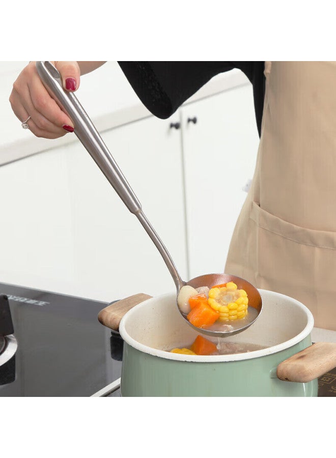 MAX COOK Meichun Soup Ladle, 304 Stainless Steel Large Soup Spoon, Thickened Long-handled Cooking Spoon, Porridge Ladle Mccu734 - Image 3