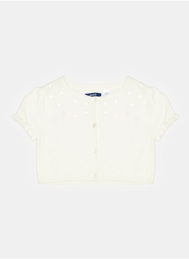Okaidi Girls cropped jacket  - Image 1