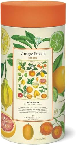 CAVANILLI & CO. Cavallini 1000 Piece Puzzle, Citrus (PZL/Citrus) - Image 4