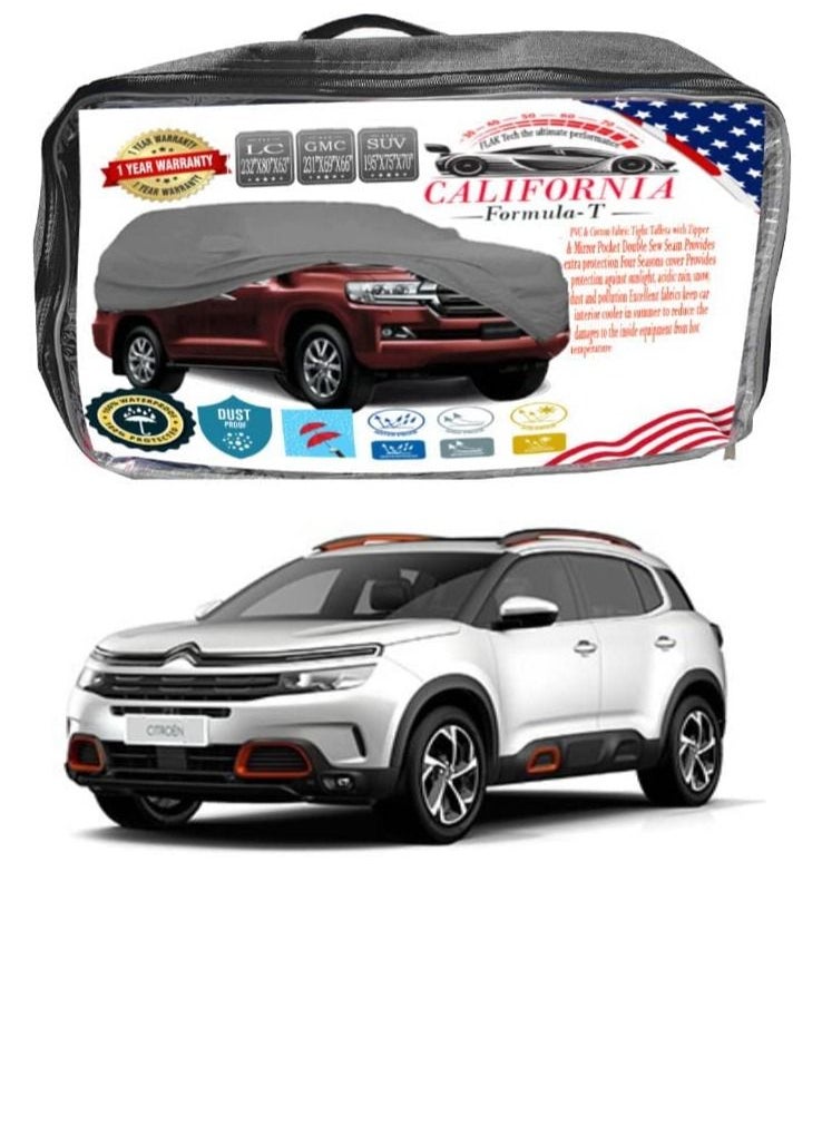 California formula-T California Car body Cover Windproof  Scratch Resistant Cover with Working Gloves cover Citroën C5 