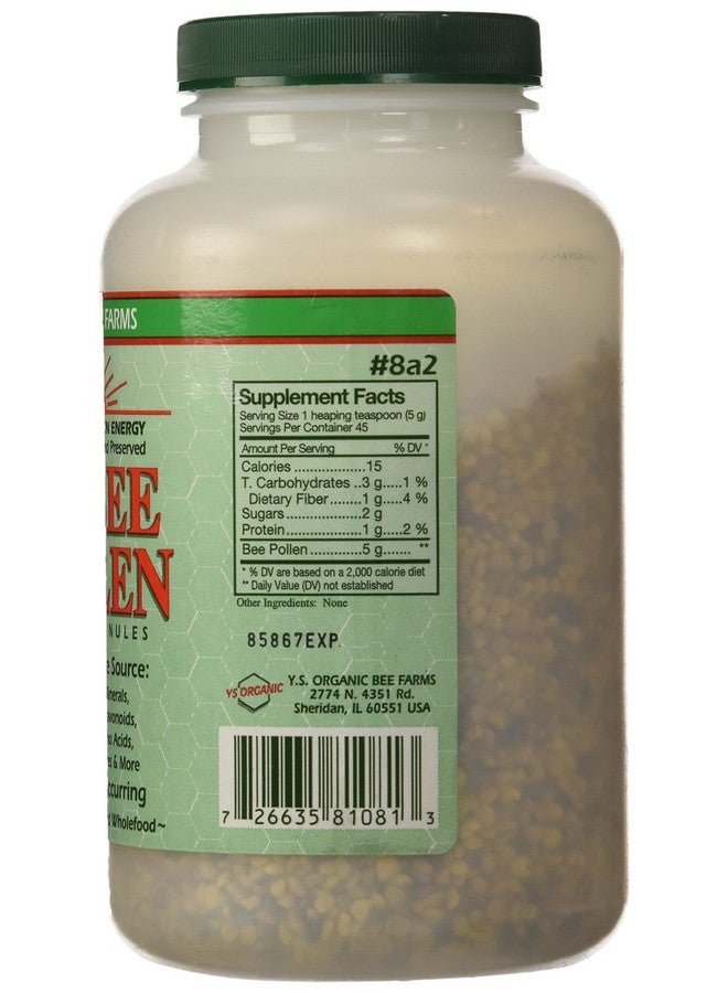 YS BEE FARMS حبوب لقاح النحل الطازجة من Y.S. Organics، 8 أونصات - Image 2