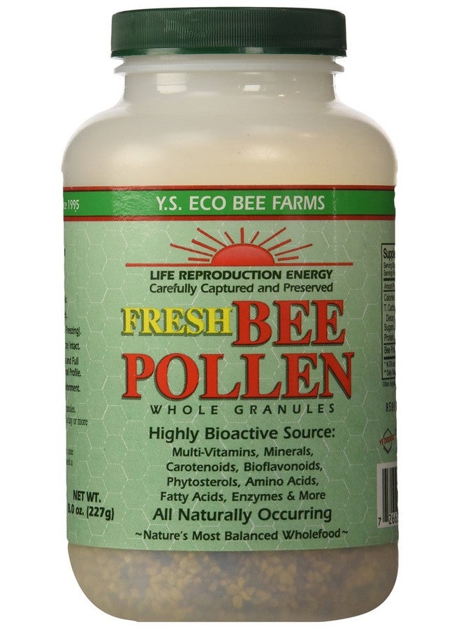 YS BEE FARMS حبوب لقاح النحل الطازجة من Y.S. Organics، 8 أونصات - Image 1