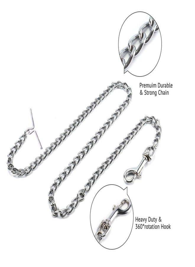 Hachiko:-(Combo of 4) Imported Nylon Padded Adjustable Dog Harness+Choke Collar+Collar+Chain(Large,Army) - Image 3
