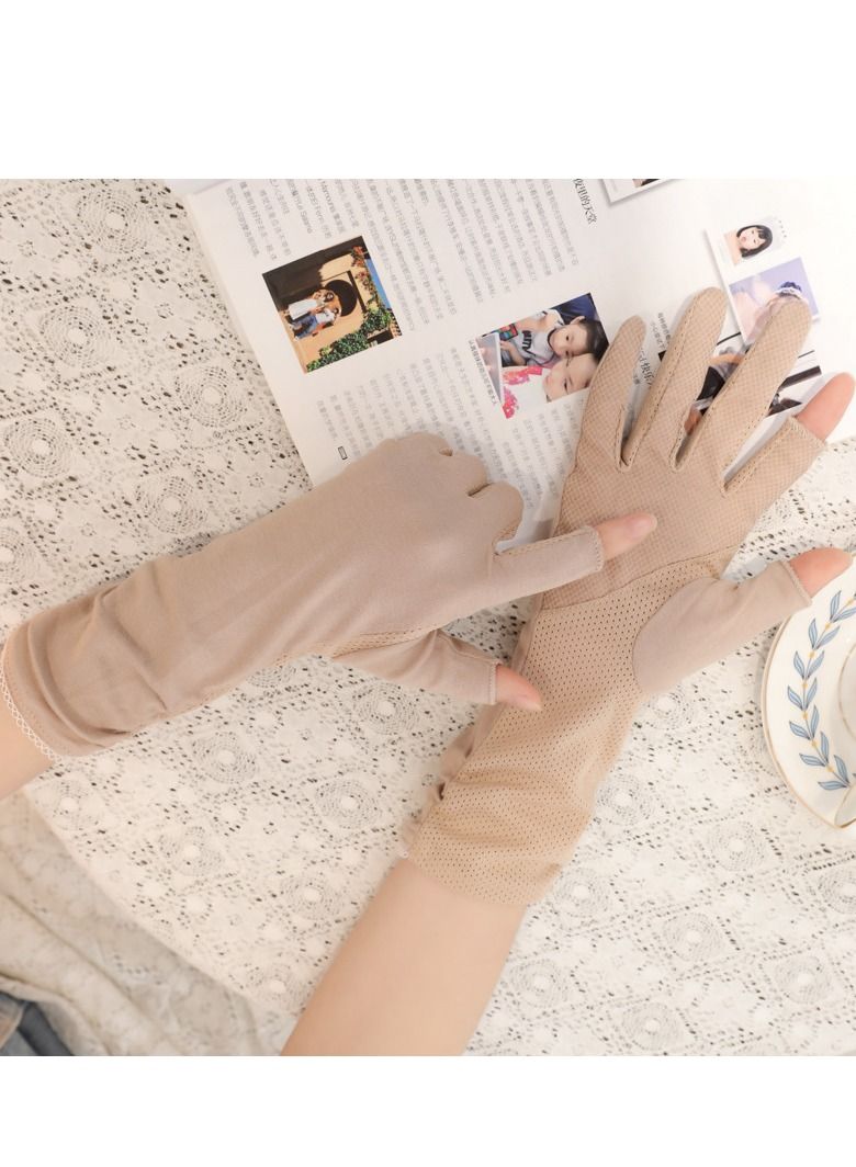 Women's Driving Gloves UV Protection Summer Sun Protection Gloves - Image 4