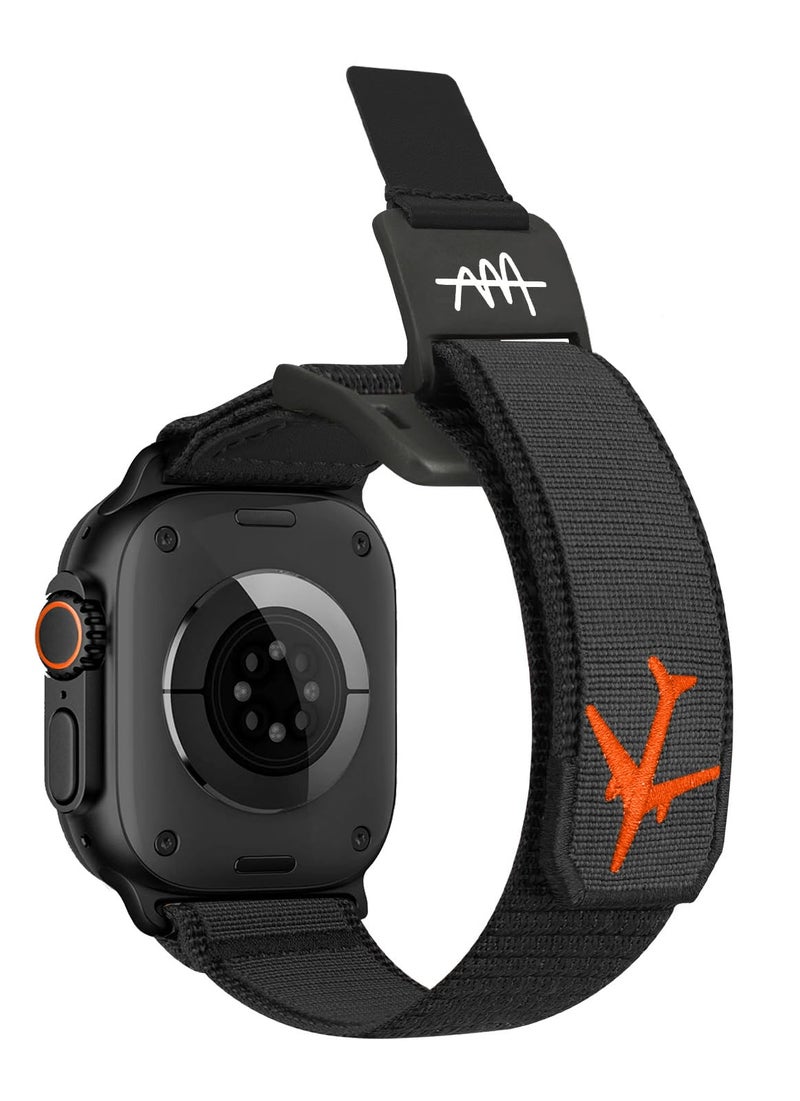 Dado Nylon Alpine Loop Band Compatible with Apple Watch Series 10/Ultra 2/9/8/7/6/SE, Magnetic Buckle Strap 49/46/45/44mm - Image 2