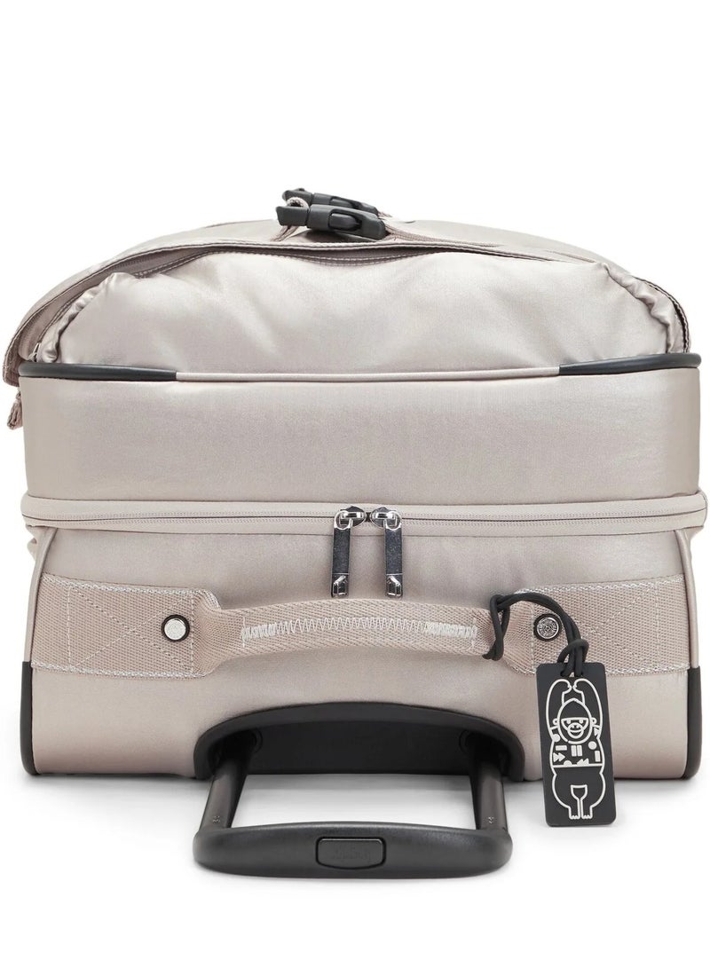 كيبلينغ حقيبة ترولي بعجلات متوسطة بلمعان معدني تلقائي - Image 3