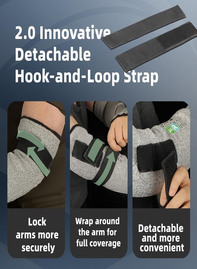 Schwer ANSI A6 Cut Resistant Sleeves, PFAS Free Arm Sleeves for Men and Women, High Risk Arm Protection Sleeves for Thin Skin, Gardening Sleeves for Farming, Protective Sleeves for Arms - Image 3