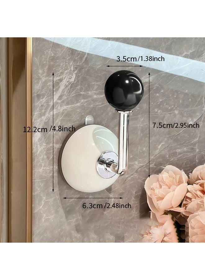 Yellow Stainless Steel Wall Hooks Easy Install No Drilling Strong Suction Cups Reusable Multi Purpose Bathroom Home Storage - Image 4