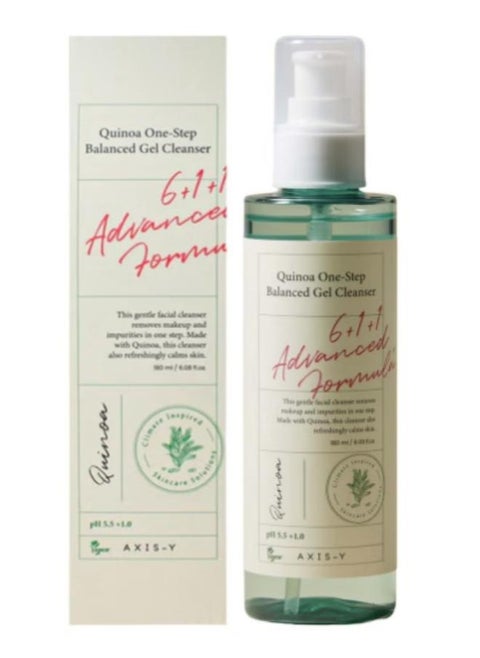 This gentle facial cleanser removes makeup and with Quinoa this cleanser also refreshingly soothes skin and removes makeup 180ml