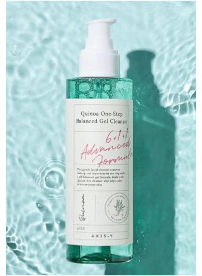 AXIS-Y - This gentle facial cleanser removes makeup and with Quinoa this cleanser also refreshingly soothes skin and removes makeup 180ml - Image 1