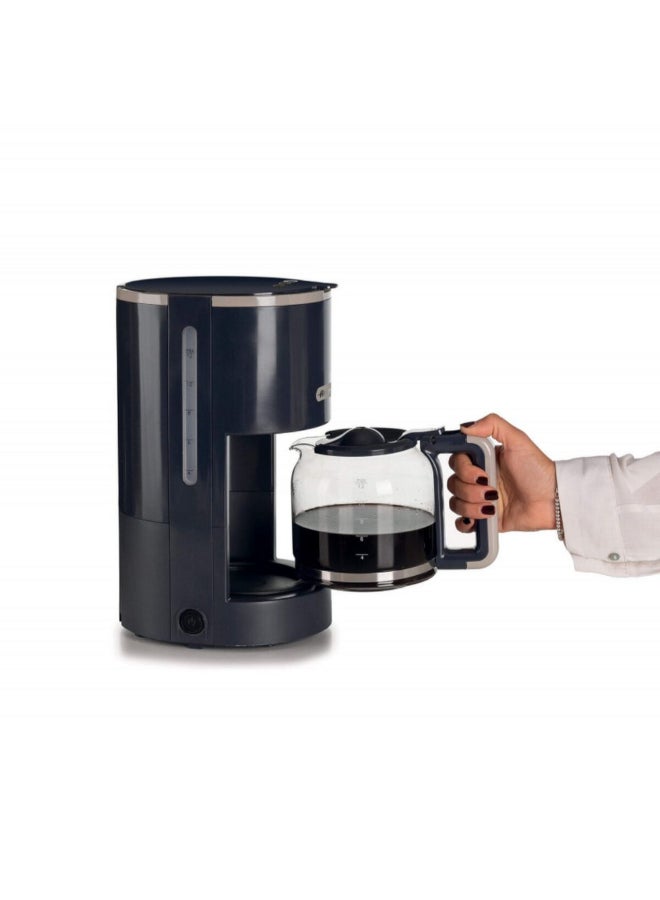 أريتي 900W 12-Cup American Drip Coffee Machine Black 20 x 17 x 31.5 cm 00M139400ARSA 1.25 L 900 W 00M139400ARSA black - Image 4