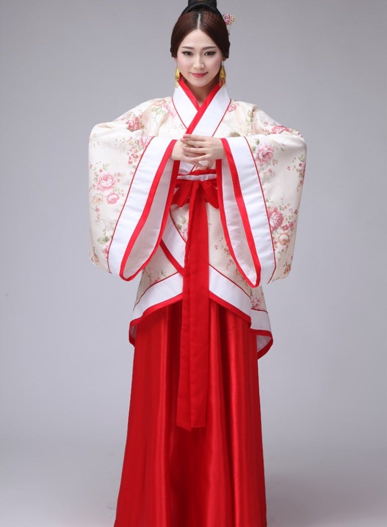 general زي هانفو التقليدي للفتيات - فستان أداء أميرة أنيق للمسرح، كوسبلاي والفعاليات الثقافية