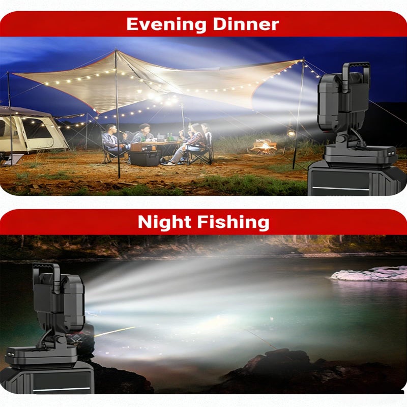 Adjustable USB Rechargeable LED Work Light High Brightness With 2 Ports Color J - Image 5