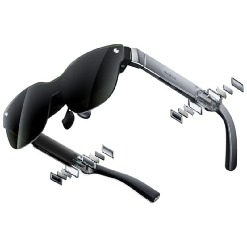 نظارات Air 3s AR/XR، شاشة عرض HueView مقاس 201 بوصة 120 هرتز FHD، نظارات ألعاب فيديو AR محمولة لهواتف iPhone 16/15 وAndroid وMac وSwitch وPS5 وSteam Deck - مسرح يمكن ارتداؤه من الجيل التالي-3s - Image 1