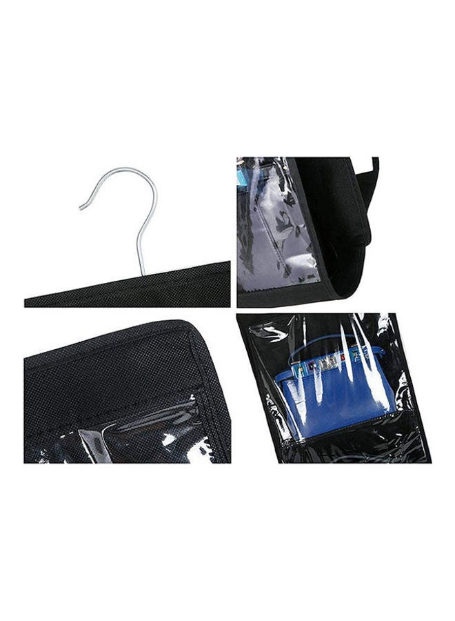 اليشمك حقيبة يد معلقة من 6 جيوب لتنظيم أغراض الحقيبة اليدوية أسود 90سم - Image 3