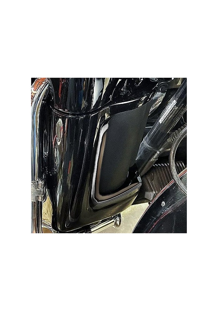 HDBUBALUS Motorcycle Lower Grills Leg Fairing Light LED Turn Signal Running Light Fit For Harley Touring Street Glide Road Glide Electra Glide FLHTK FLTRU 20062013 Chrome Housing - Image 3