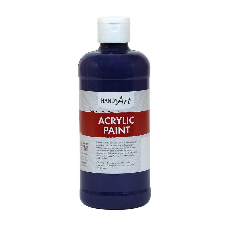 Handy Art 101-075 Student Acrylic Paint 16 ounce, Violet