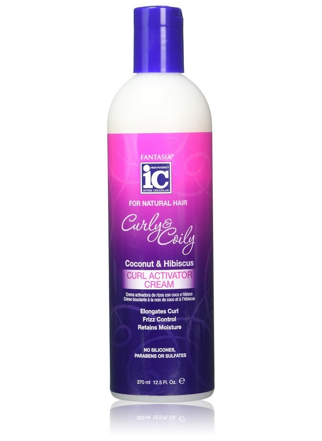 Fantasia Curly & Coily Curl Activator Cream 12.5 Oz  - Image 1
