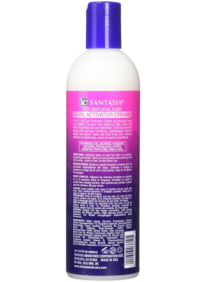 Fantasia Curly & Coily Curl Activator Cream 12.5 Oz  - Image 2