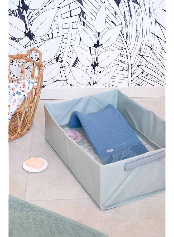 BÉABA Baby Bath Seat Ergonomic Ideal For Newborns Made In France Parma Grey - Image 5