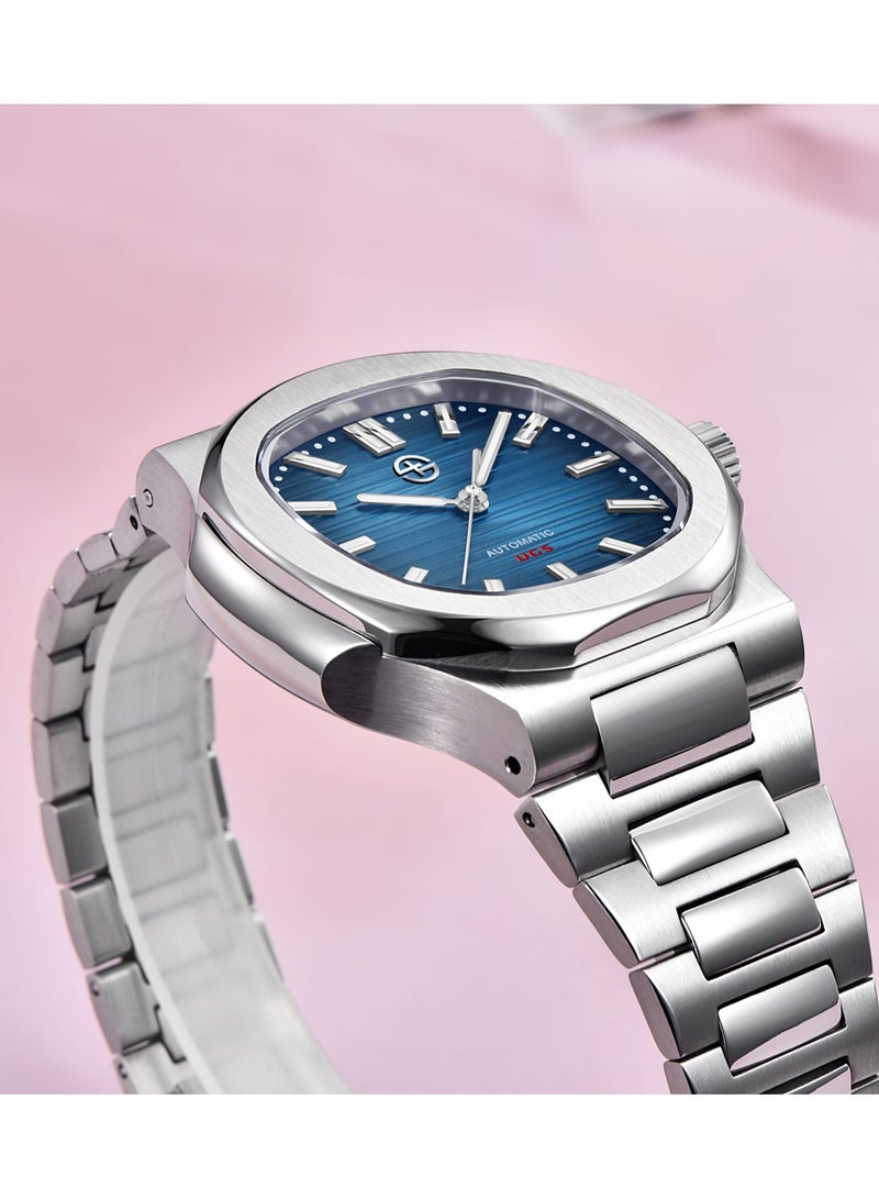 بيرسيجار ساعة Bersigar BG-1728 بتصميم فاخر من الفولاذ المقاوم للصدأ ميكانيكية مقاومة للماء - Image 3