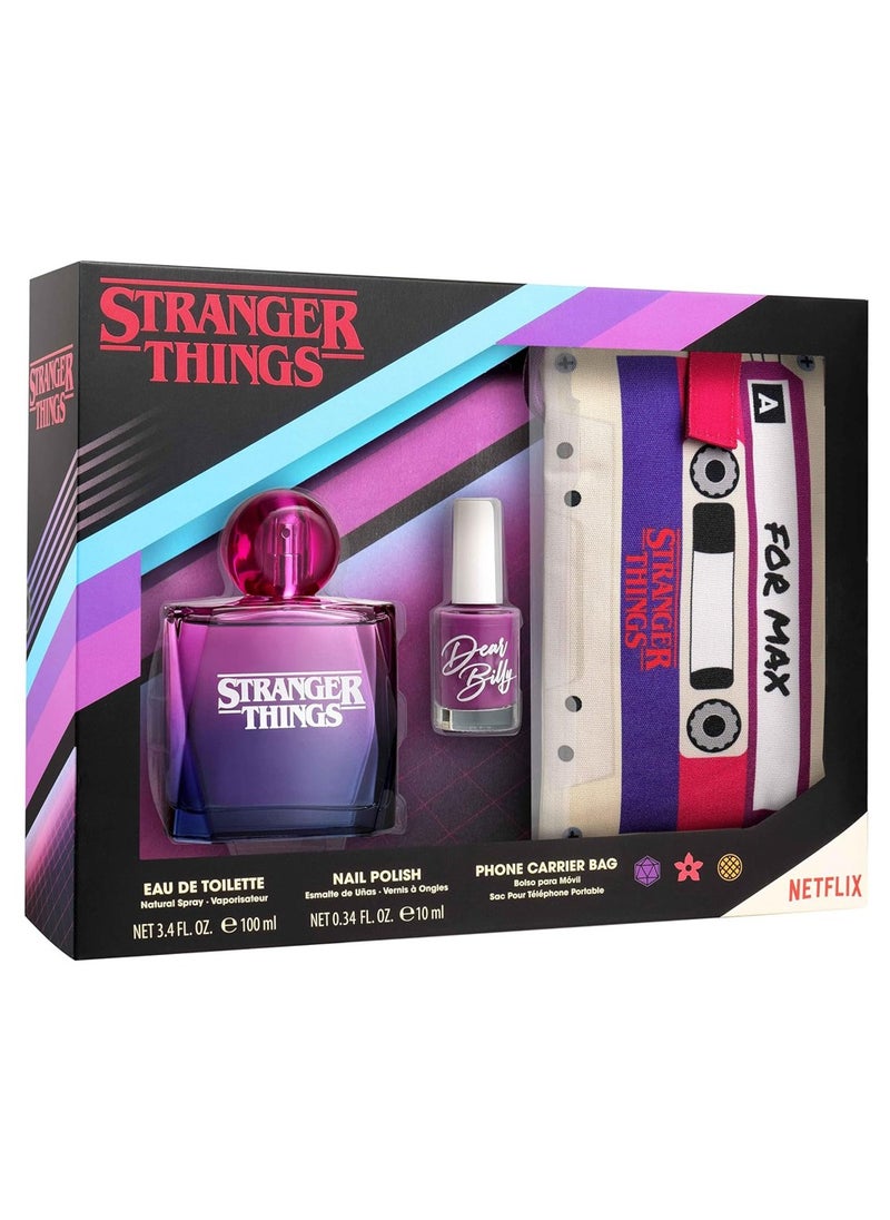 Air Val - Air-Val Netflix Stranger Things Edt 100 ml + Nail Polish + Mobile Bag Gift Set - Image 1