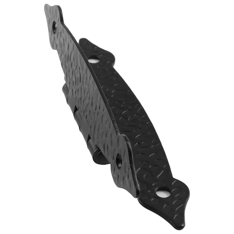 Murtenze 4 Pack 3.5 Inch Black Antique H Hinge Cold Rolled Steel Cabinet Hinge Flat Flush Mount Door Hinges Decorative Hinges for Cabinet Drawer Jewelry Box - Image 5