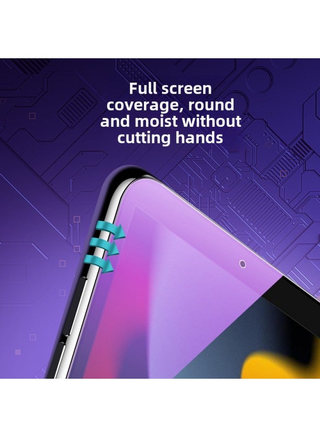 For Apple Tablet Air5 Tempered Film HD Purple Blue Light Mini6 Frosted Huawei Tablet Xiaomi-Color:Diamond Tempered Film ◆ Enhanced Explosion-proof -Size:Ipad Pro 2018 Version Full Screen( 11inch )  - Image 1