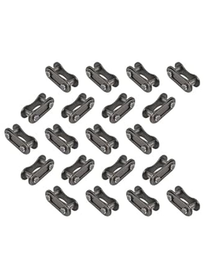 Single Speed Bicycle Chain Links 20pcs Metal Connector Reusable Quick Repair Kit - Image 1