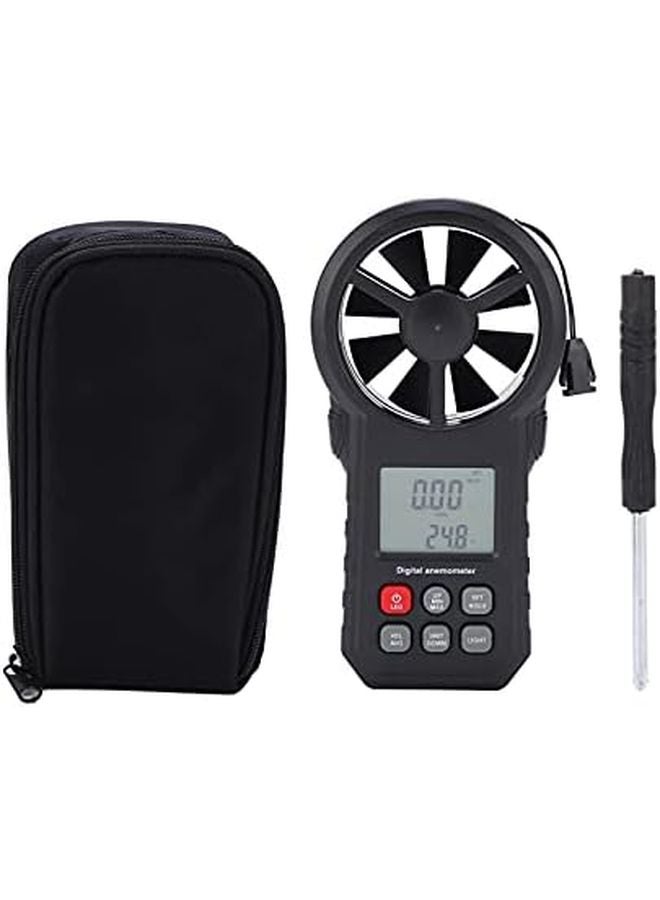 Portable Wind Speed Meter Anemometer With LCD Backlight Display Lightweight For Outdoor Use - Image 1