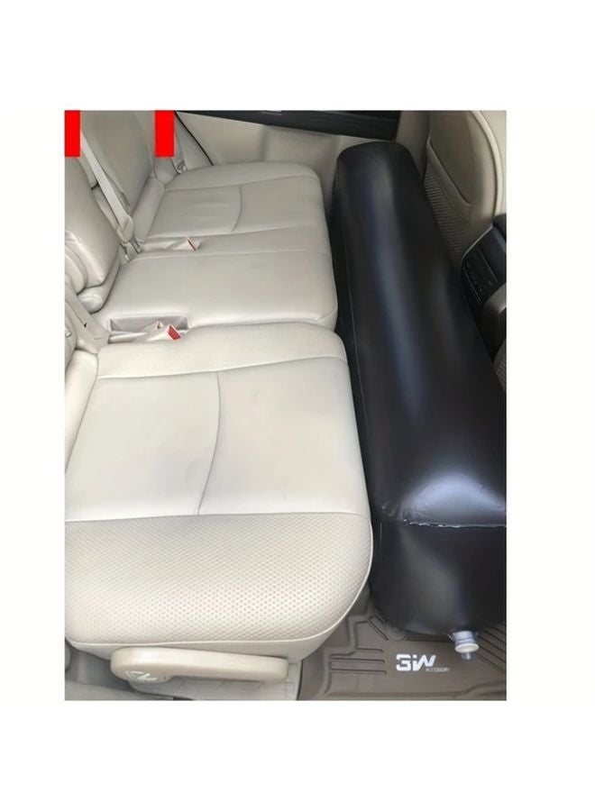 Black Twin XL Inflatable Car Bed Mattress Anti Slip Portable Air Pad Hand Pump - Image 2