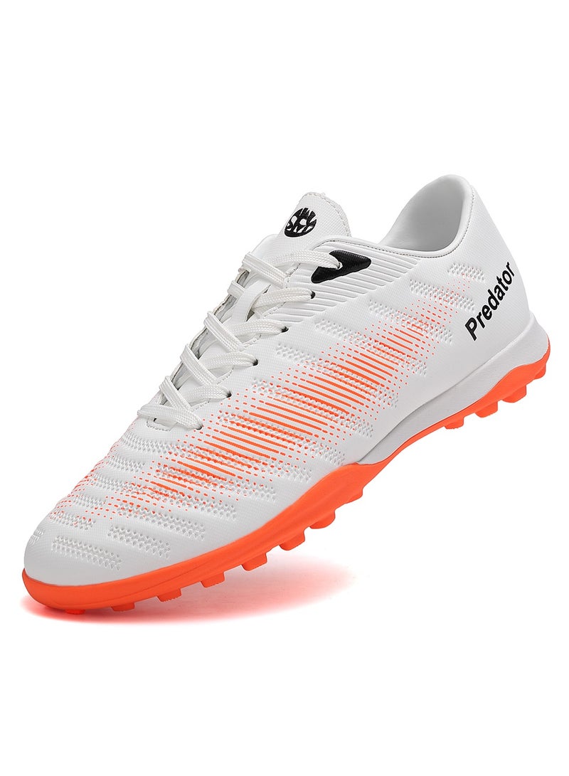 Sky View Boys And Girls Football Boots Kids Firm Ground Soccer Athletics Training Sport Shoes Astro Turf Trainers Teenager Profession Competition Teenager Indoor Outdoor Children Sneakers - Image 1