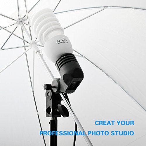 EMART Photography Umbrella Lighting Kit, 400W 5500K Photo Portrait Continuous Reflector Lights for Camera Video Studio Shooting Daylight (2 Packs) - Image 3