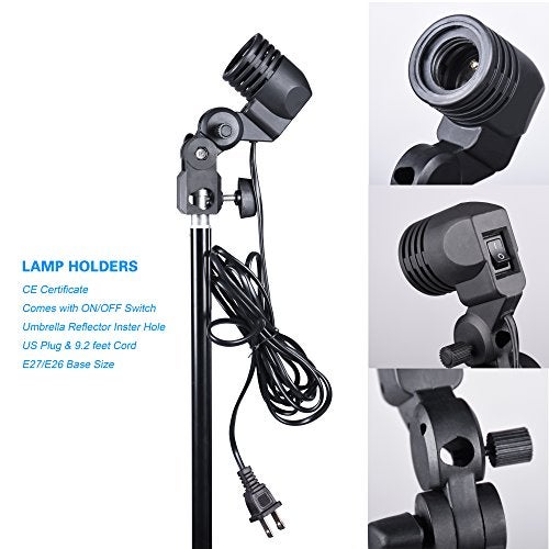 EMART Photography Umbrella Lighting Kit, 400W 5500K Photo Portrait Continuous Reflector Lights for Camera Video Studio Shooting Daylight (2 Packs) - Image 4