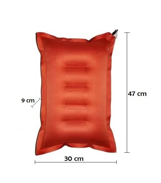 Pack of 2 Double Color Sleeping Tourist Pillow Soft Fabric Air Pillow Travelling Pillow Multi Color - Image 3