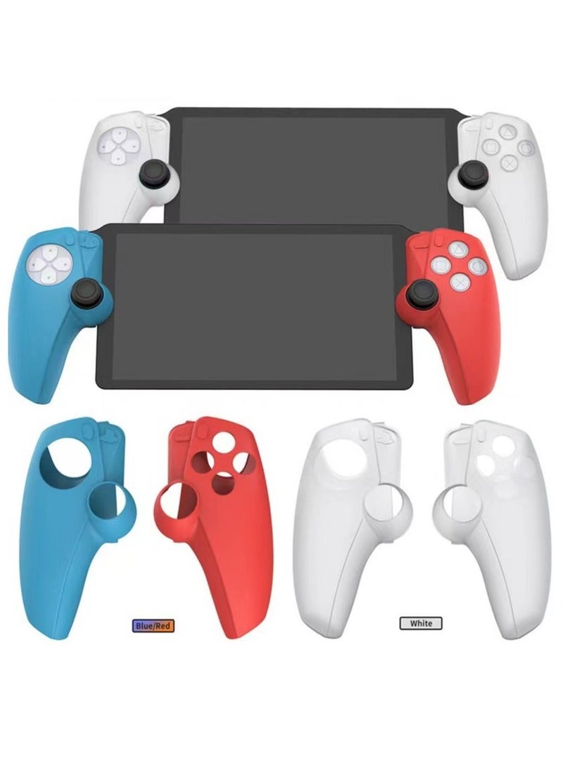 Silicone Protective Shell Controller Cover For PlayStation 5(PS5) Portal Blue/Red - Image 5