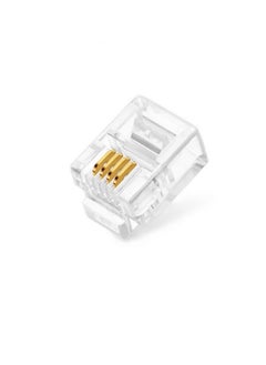 Kuwes 4-Pin Connector Clear/Gold 