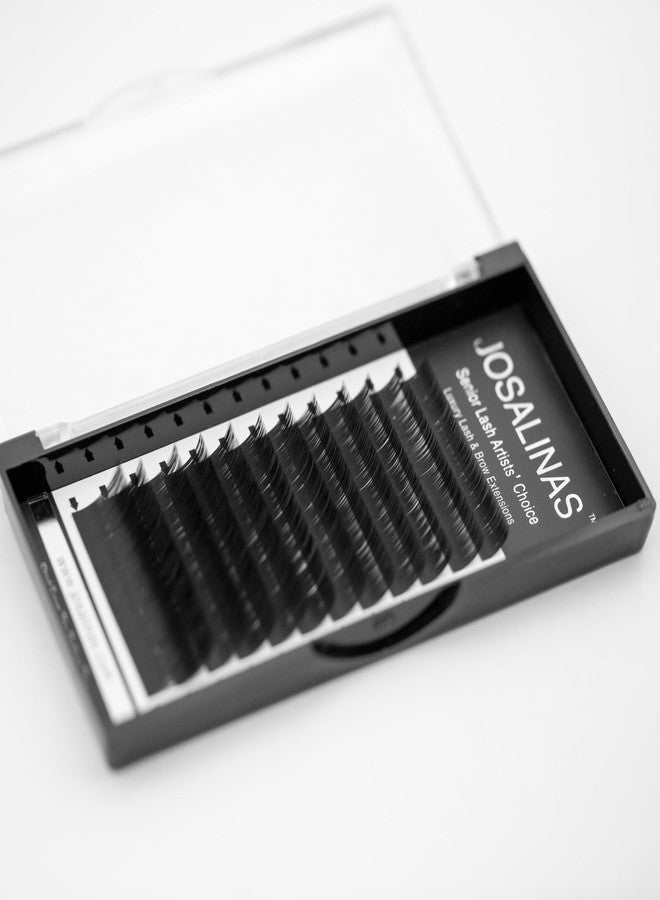 JOSALINAS Eyelash Extension 0.07MM Thickness C Curl 8-15MM Mix Black Individual Volume Lashes (0.07C (8-15mm)) - Image 3