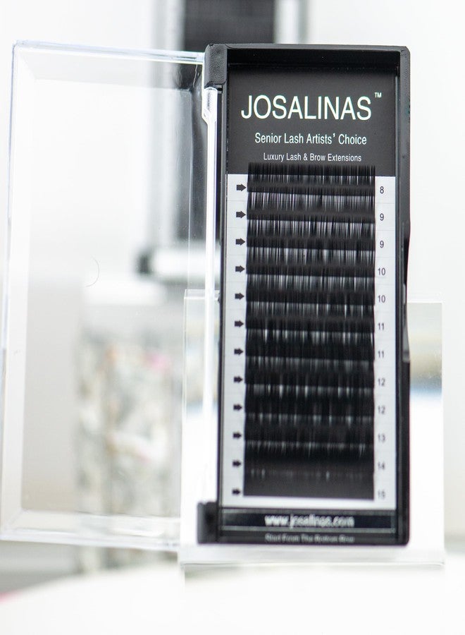 JOSALINAS Eyelash Extension 0.07MM Thickness C Curl 8-15MM Mix Black Individual Volume Lashes (0.07C (8-15mm)) - Image 2