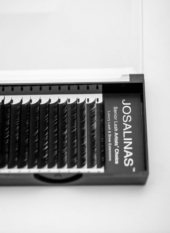 JOSALINAS Eyelash Extension 0.07MM Thickness C Curl 8-15MM Mix Black Individual Volume Lashes (0.07C (8-15mm)) - Image 4