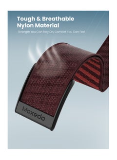 Moxedo Moxedo Fit-Weave Nylon Braided Band - Pomegranate Red  - Image 2